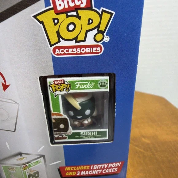 Bitty Pop Accessories Sushi Roll Funko 1 Bitty Pop 3 Magnetic Cases - Picture 2 of 8